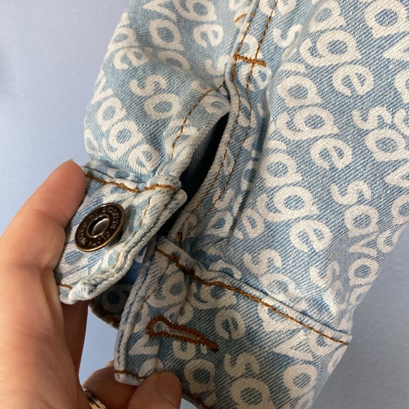 BROOKLYN CLOTH SAVAGE Streetwear Jean Jacket size XL - Picture 6 of 14